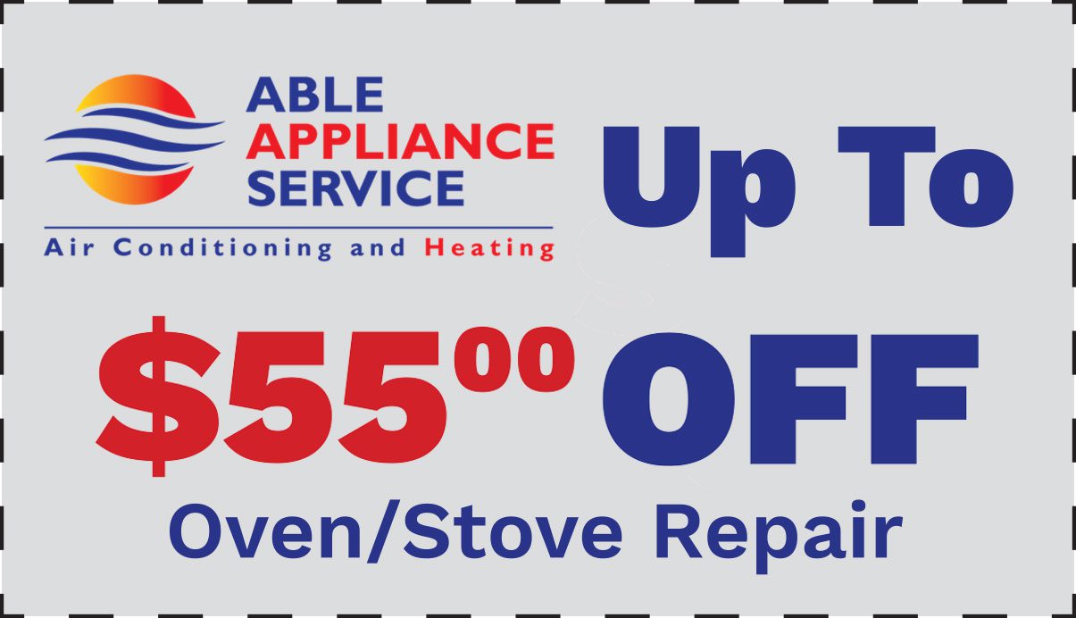 Up to $55 Off Oven/Stove repair