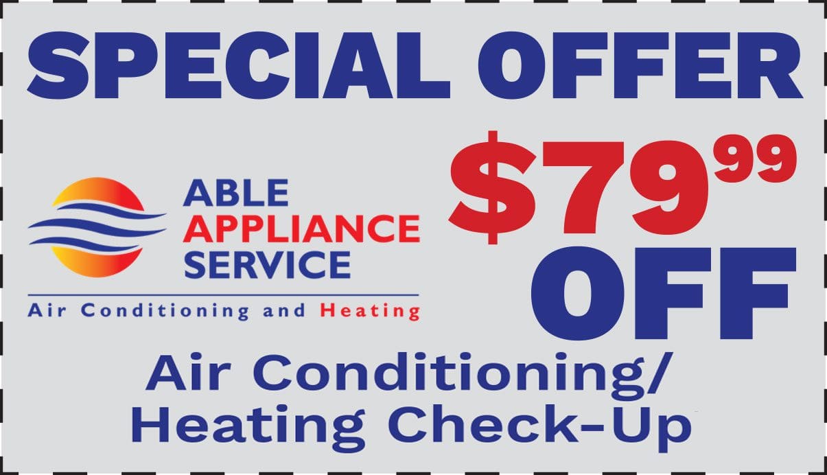 Special Offer: $79 Off air conditioning/heating check-up